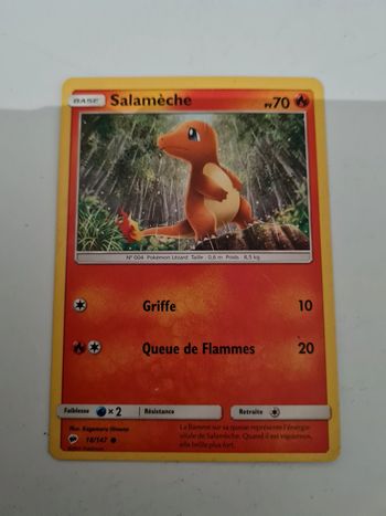 Carte pokemon salameche