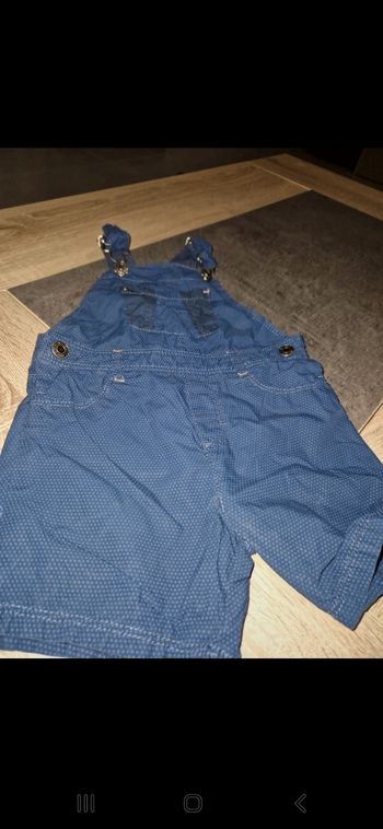 Salopette bleu