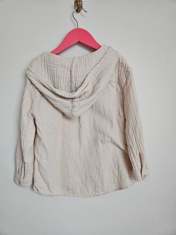 Chemise écru gaze de coton Zara 6 ans