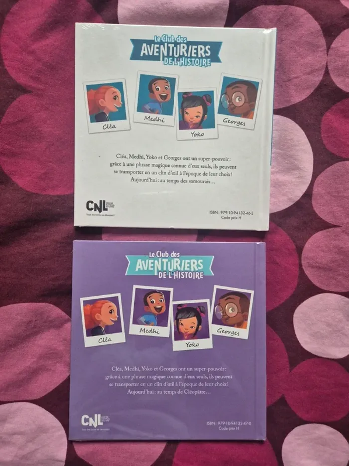 Lot de 2 livres le club des aventuriers de l'histoire - photo numéro 3