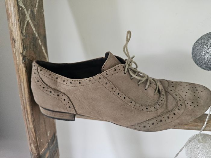 Derbies taille 40 beige - photo numéro 4
