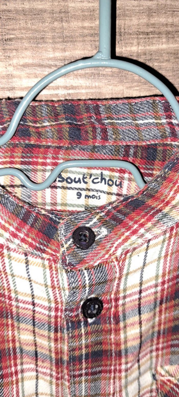 Chemise à carreaux 9 mois Bout'chou - photo numéro 3