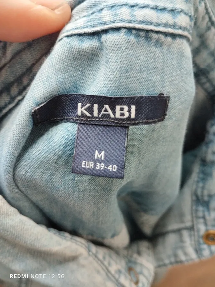 Chemise en jean taille M - photo numéro 6