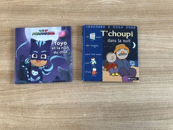 Livre tchoupi et pyjamasque