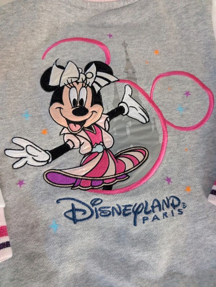 Veste sweat coton gratté manteau Disneyland Paris Minnie 3 ans - photo numéro 4