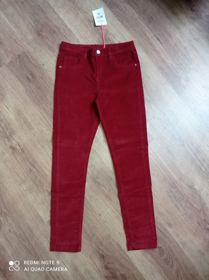 Jean fille velours slim, Lili Marelle, taille 12 ans NEUF