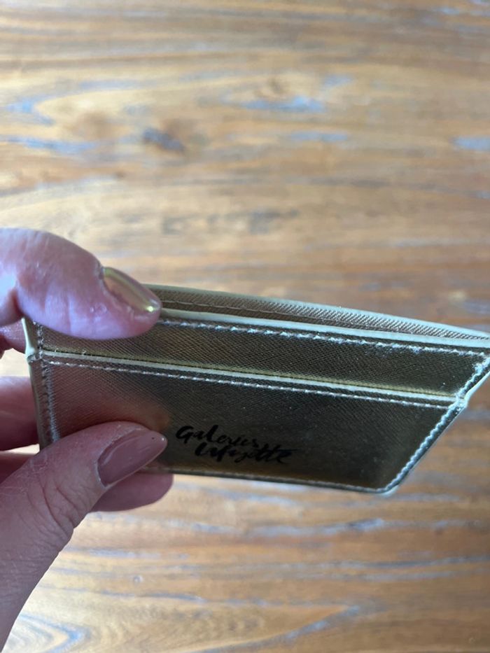 Porte carte doré - photo numéro 2