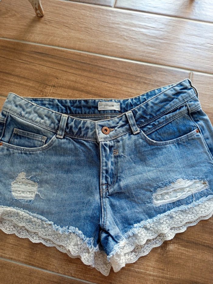 Short jean et dentelle Pimkie - photo numéro 2