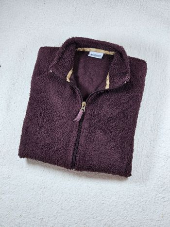 Veste Polaire Columbia bordeaux