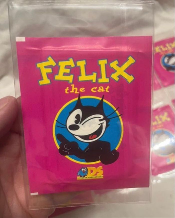 10 Sachets stickers Felix Le Chat neufs ancien - photo numéro 5