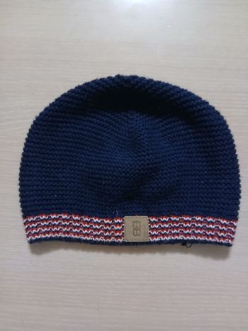 Bonnet garcon en coton,acrylique taille 3 mois marque obaibi
