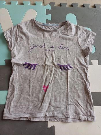 T-shirt gris 8 ans