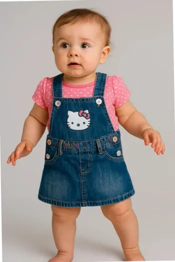 Salopette hello kitty 3 mois fille en jean