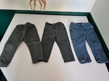 Lot 3 jeans fille 18 mois (Kiabi & H&M)