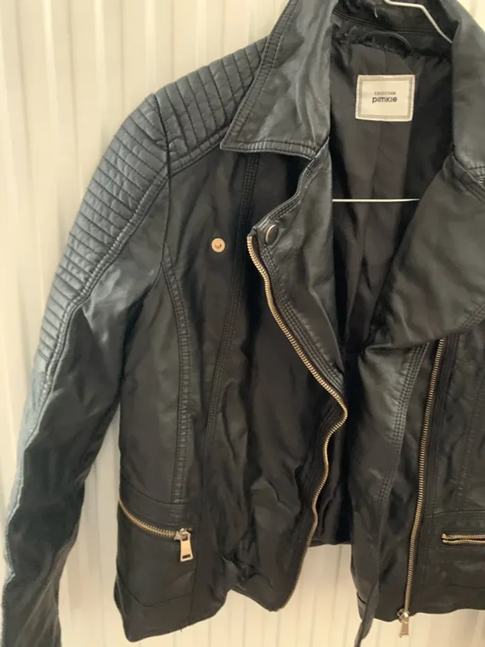 veste simili cuir pimkie - photo numéro 3