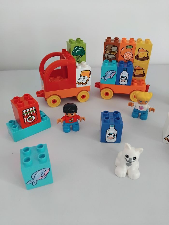 🥦 DUPLO BRIQUES et CAMION Marché 10818 Complet - photo numéro 2