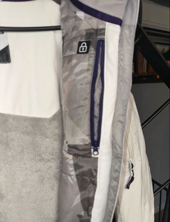 Blouson ski Salomon odyssey 2  xl blanc et violet