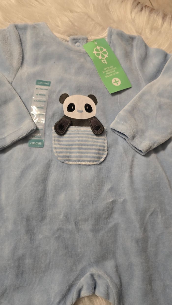 NEUF (non porté)🏷🤩😍💙💙superbe pyjama 6 mois  garçon 💙😍🤩 - photo numéro 4