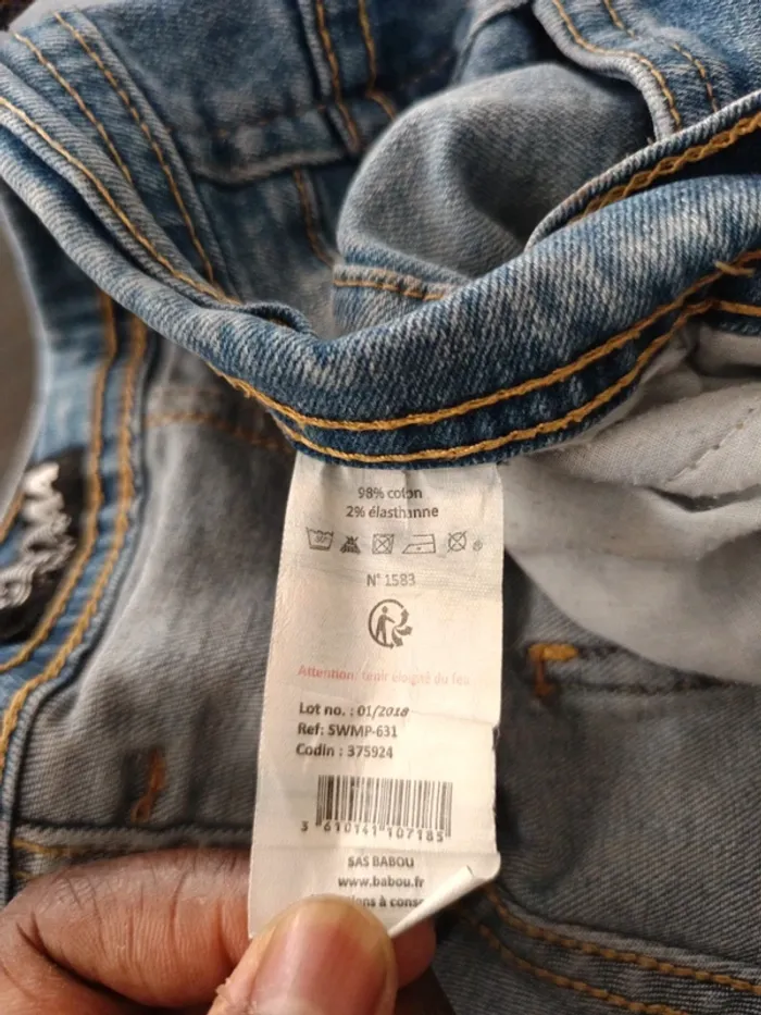 Jeans cincinati bleu - photo numéro 5