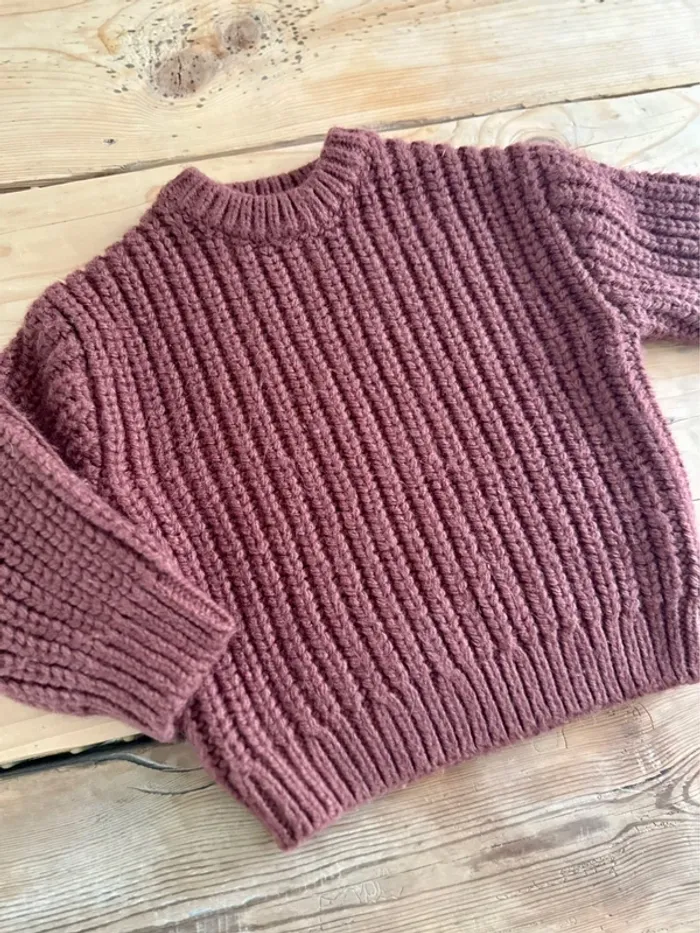 Pull marron Zara - photo numéro 2