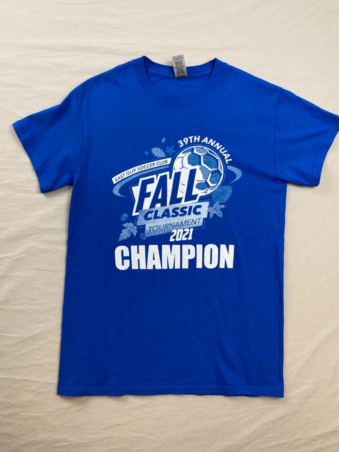 T-shirt imprimé sport USA, homme, été, bleu, S