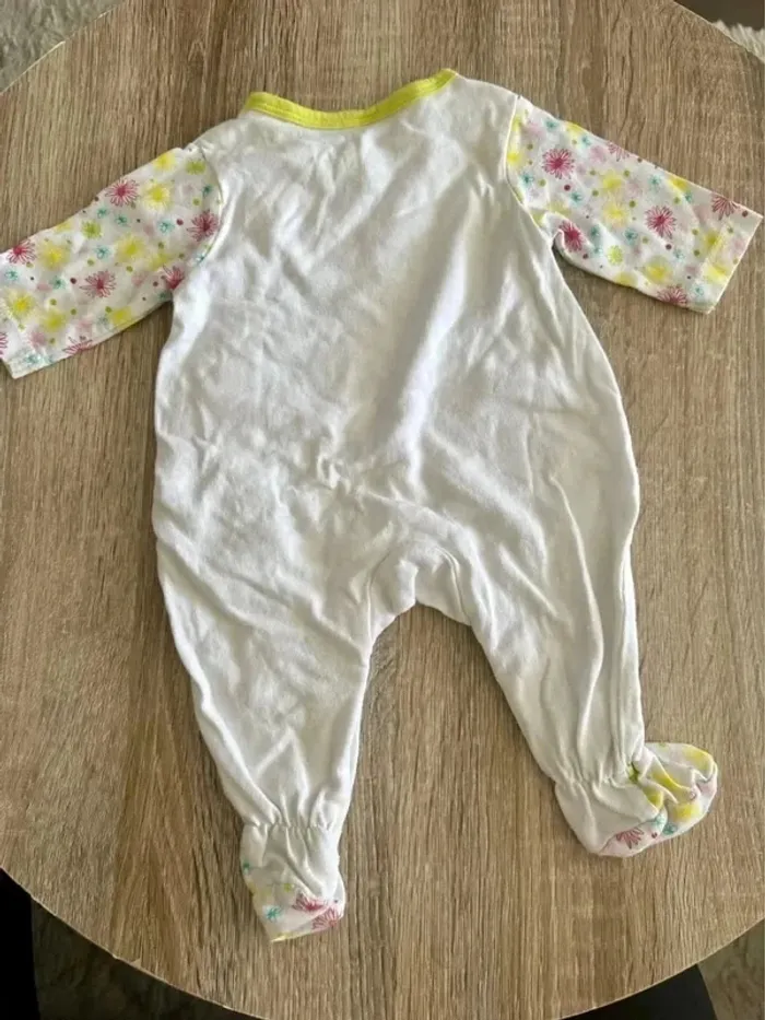 Pyjama grenouillère fille été 1 mois 54 cm - photo numéro 3