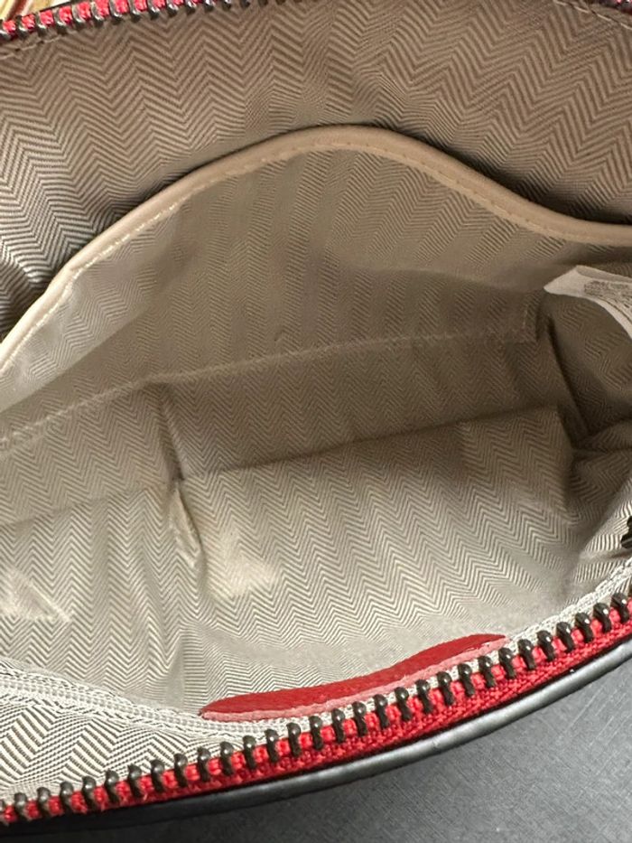 Sac à main cuir rouge Rodier - photo numéro 8