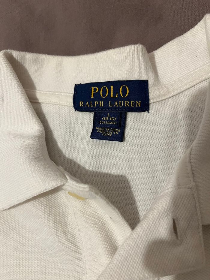 Polo Ralph Lauren Blanc - photo numéro 2