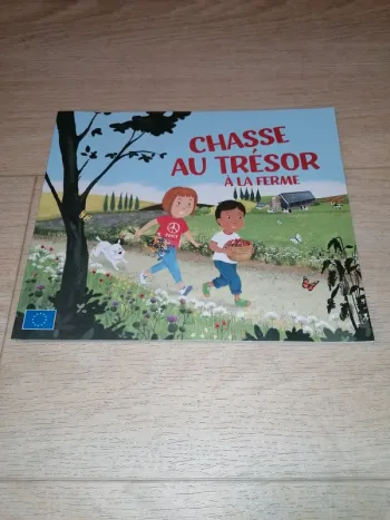 Livre chasse au trésor à la ferme