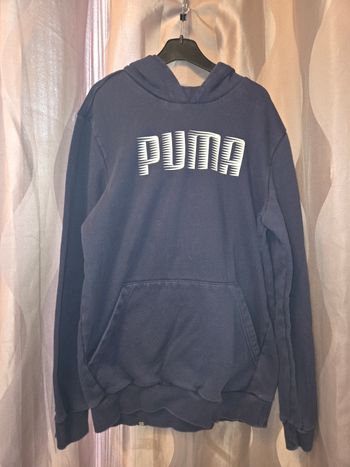 Sweat a capuche puma bleu