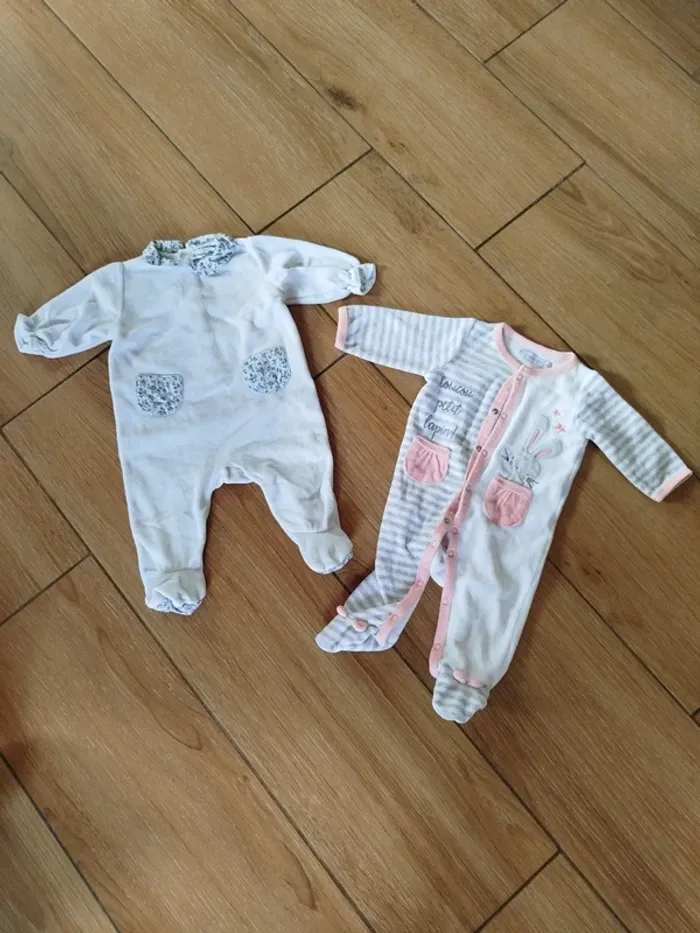 8 Pyjamas chauds bébé fille 3 mois - photo numéro 3