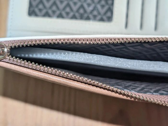 Portefeuille LuluCastagnette Marron et Blanc - photo numéro 3