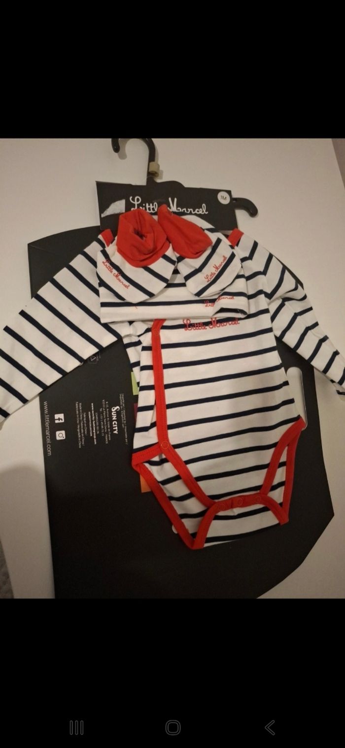 Kit ensemble little marcel 1 mois - photo numéro 3