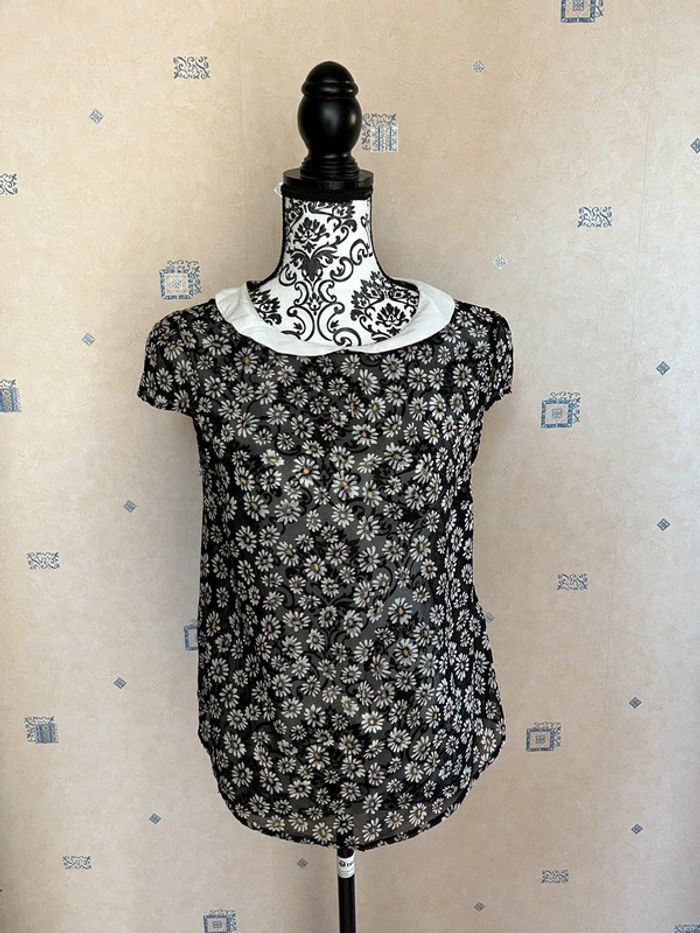 Chemise col Claudine transparent - photo numéro 4