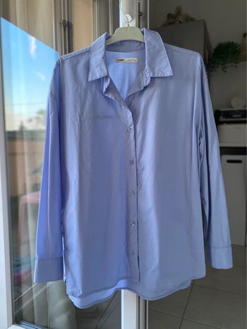 Chemise oversize bleu Pull & Bear 36