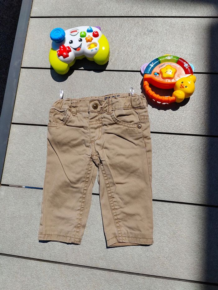 Pantalon beige garçon 3 mois baby club