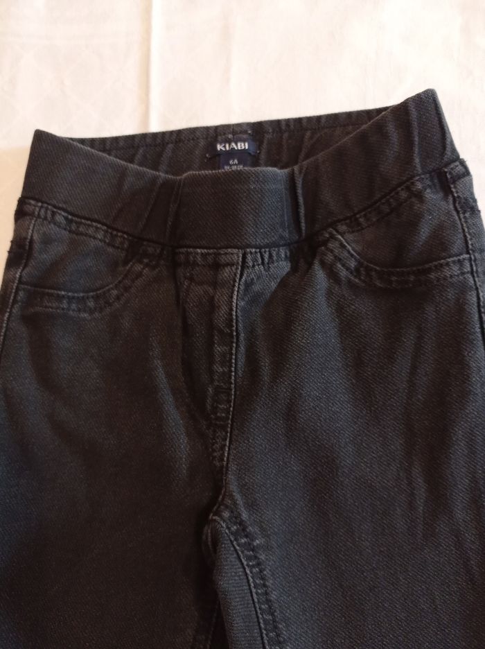 Marc Kiabi taille 6 ans 114 cm ou 119 cm leggings noir avec taille élastique voir photos - photo numéro 2