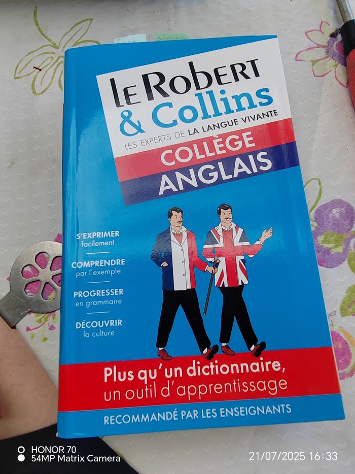 Le robert et collins anglais