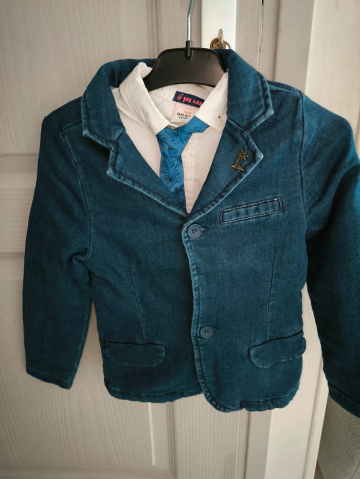 Veste chemise cravate tape à l'oeil TAO - photo numéro 2