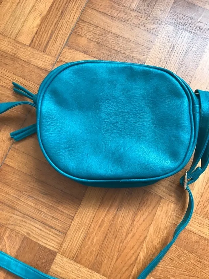 Petit sac bandoulière bleu vert Primark - photo numéro 4