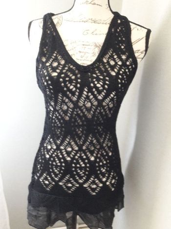 tunique en crochet promod 36/38