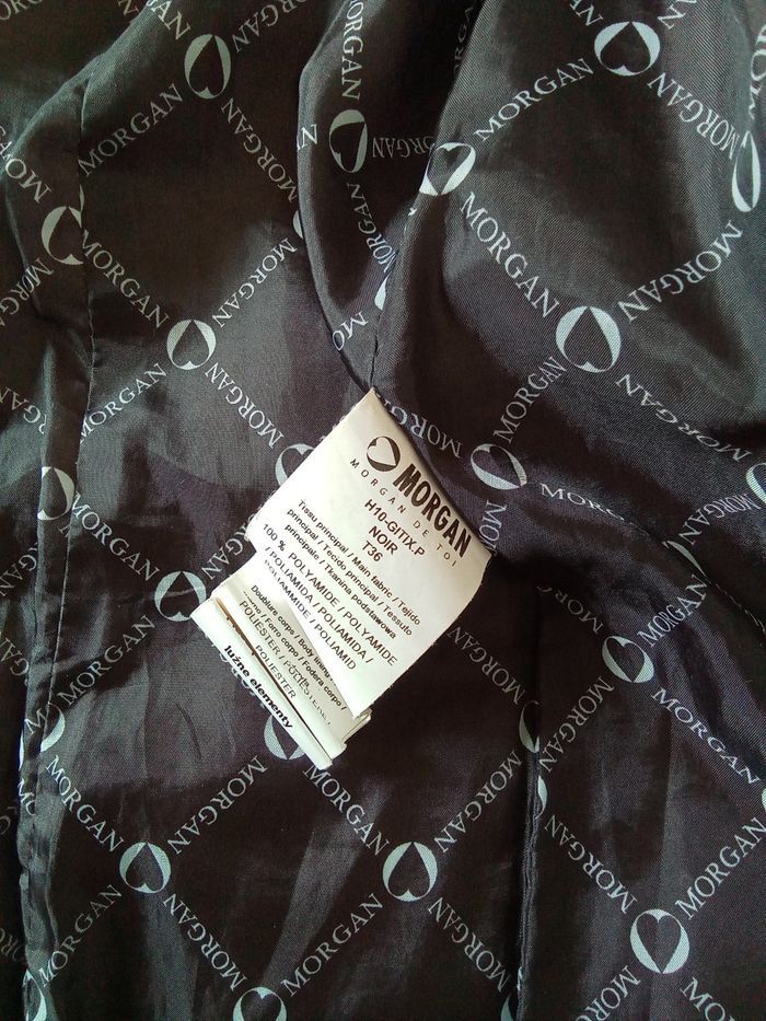 Doudoune mi-longue noire avec capuche Morgan taille 36 - photo numéro 10