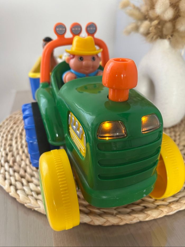 Tracteur avec remorque et animaux, sonores et lumineux - photo numéro 5