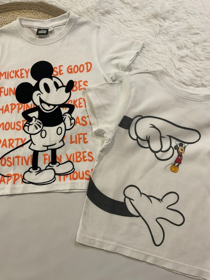 Lot 2 teeshirt Mickey garçon - photo numéro 4