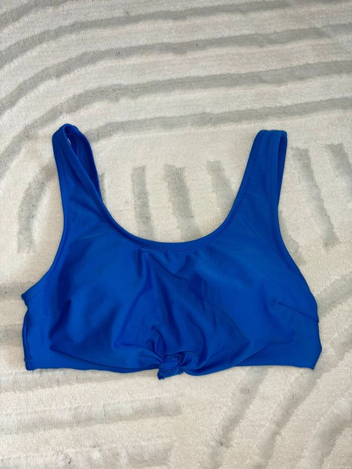 Haut de maillot de bain bleu électrique - photo numéro 4
