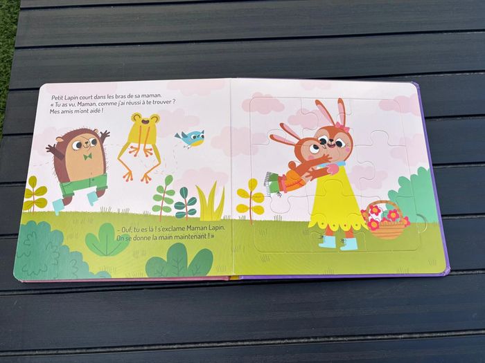 🌺Livre puzzle petit lapin cherche sa maman🌺 - photo numéro 7