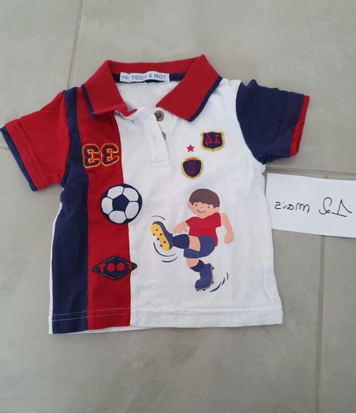 Polo manches courtes 12 mois 1 an