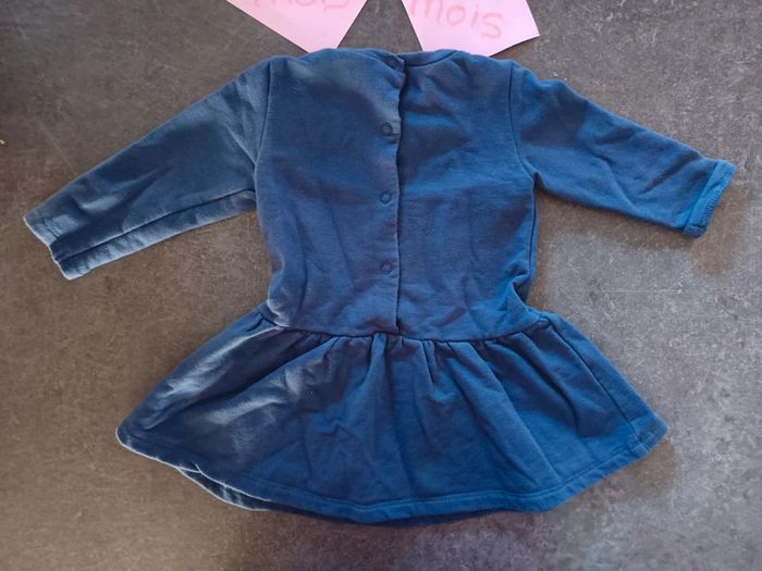Robe bleue licorne 3/6 mois - photo numéro 4