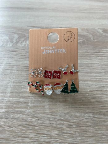 Boucles d’oreilles Noël
