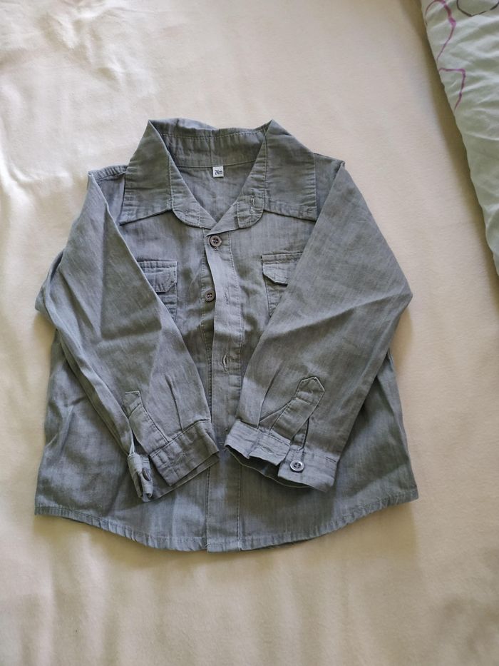 Chemises manches longues 24 mois - photo numéro 2